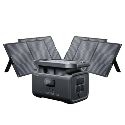 2000 watt solar generator kit