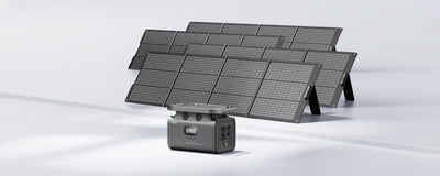 800W Solar panels with INFINITY 1500 portable power station