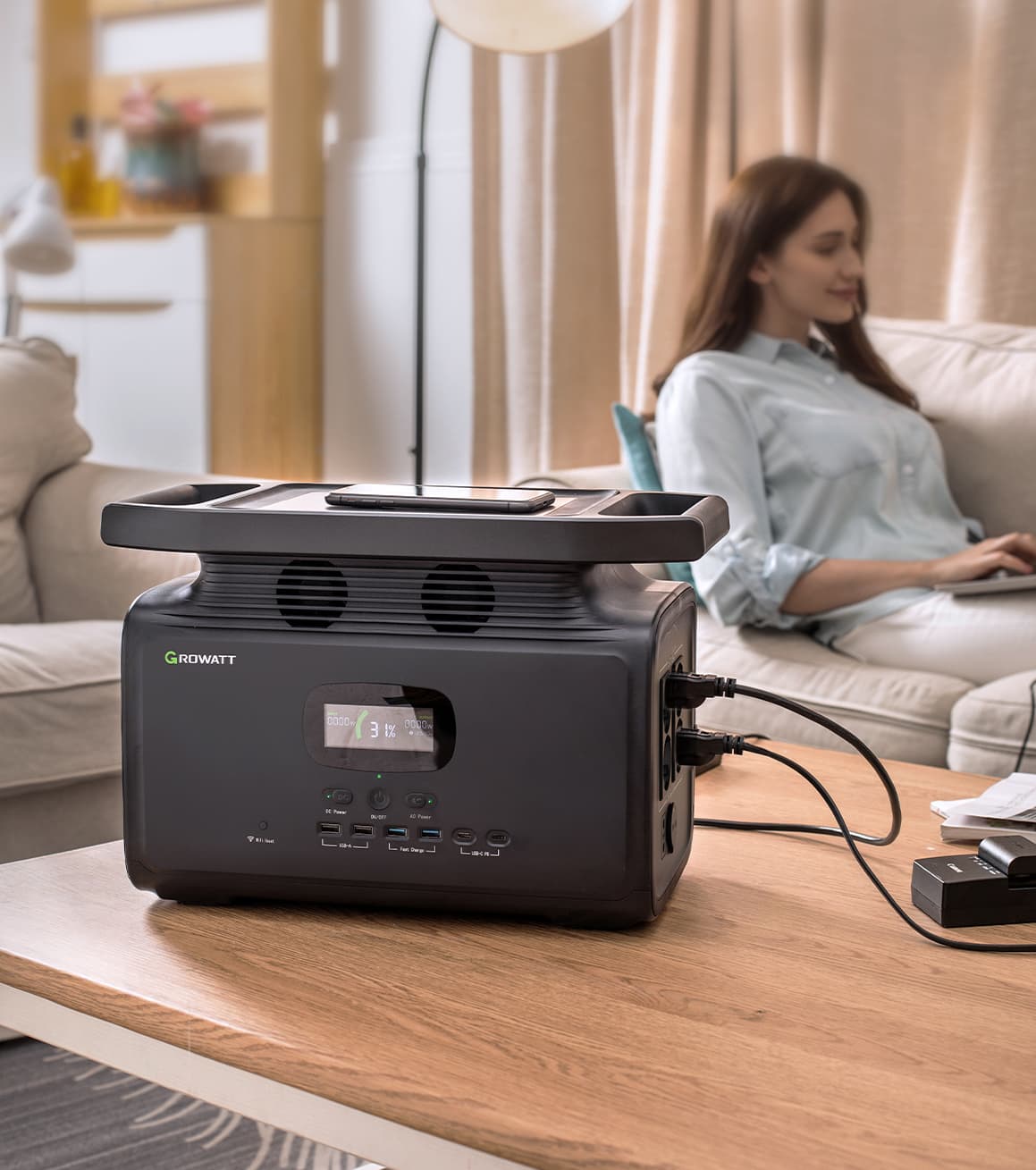 portable power station for home backup